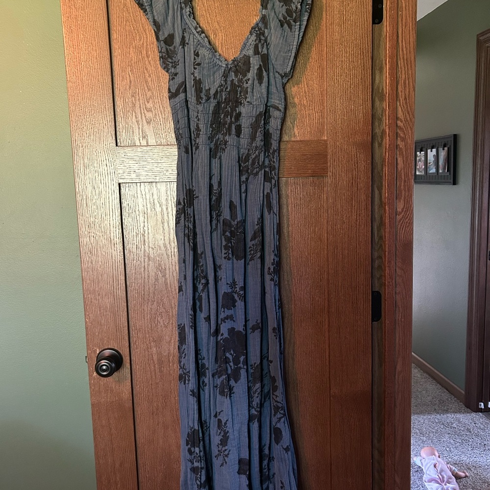 Free people forget me not midi dress size large